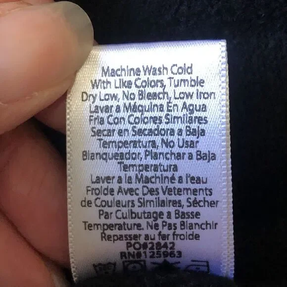 Beyond Yoga Women’s Black Cropped Hoodie Sweatshirt Lightweight Size Small - Picture 10 of 11